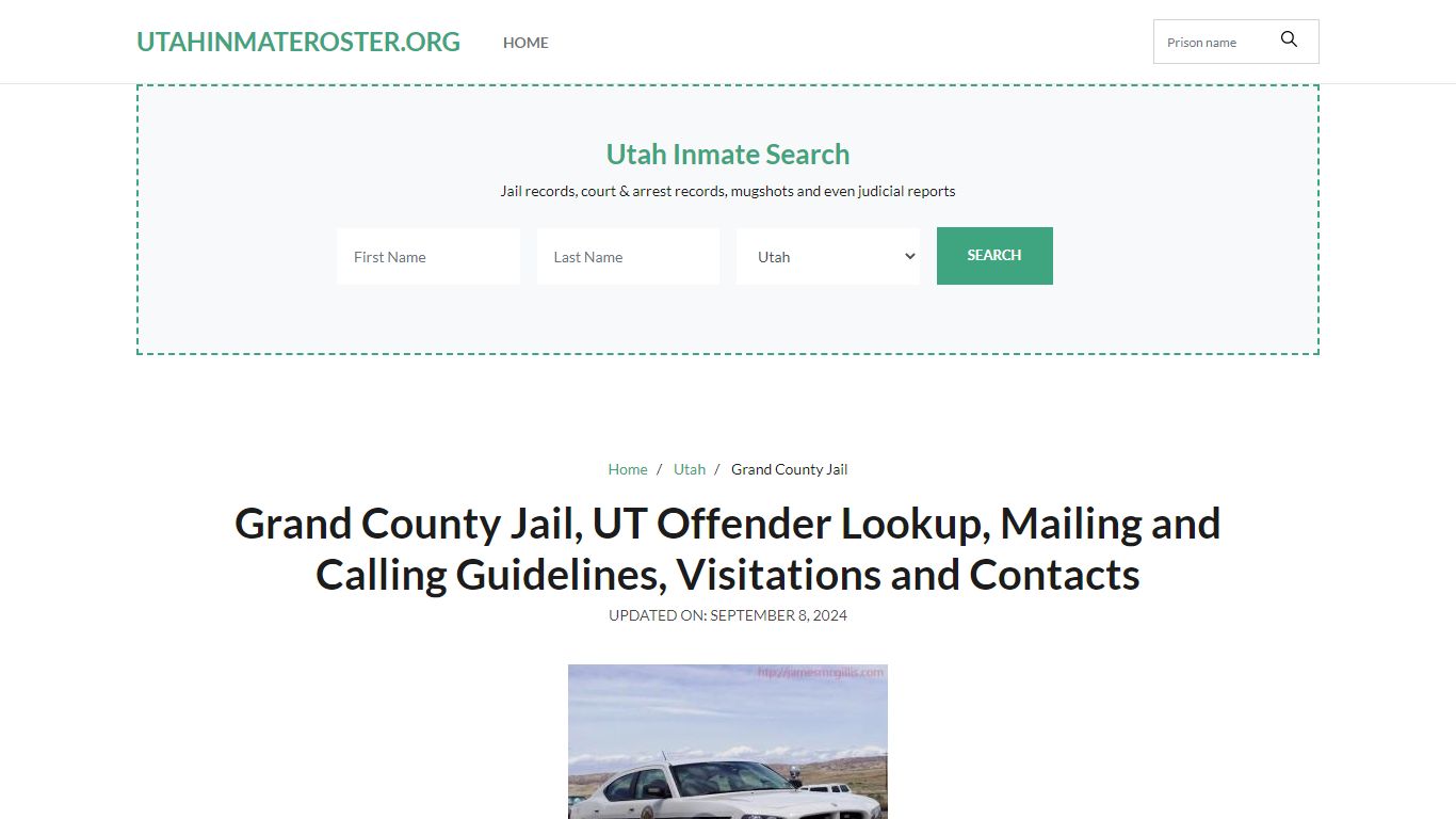 Grand County Jail, UT: Inmate Search Options, Visitations, Contacts